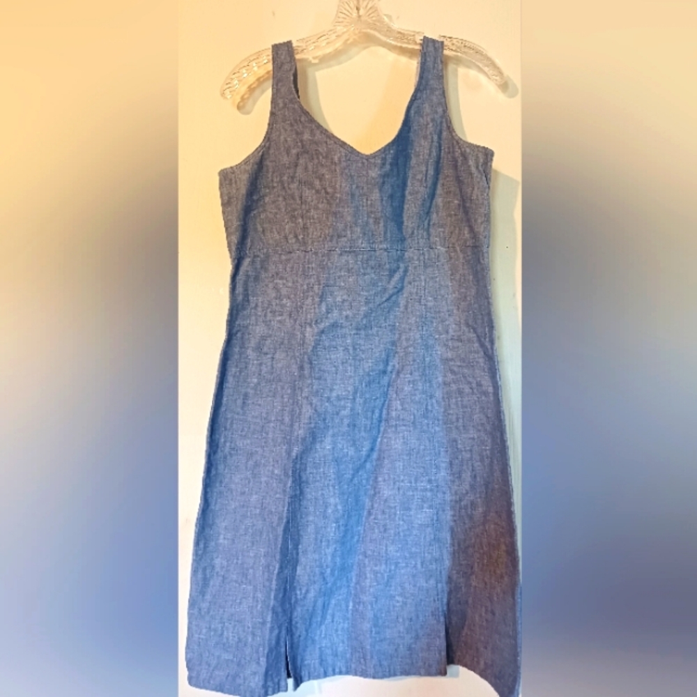 Villager Sport‎ Denim Dress sz. 8 Sleeveless